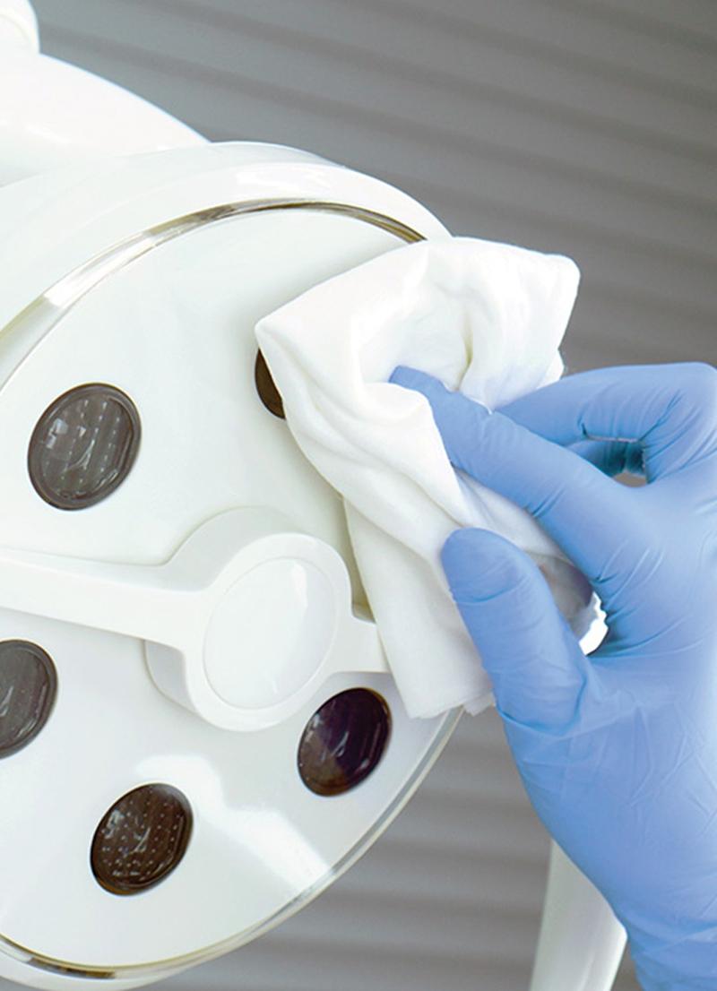 Antibacteriële schoonmaakdoekjes Zorg Wipe Away antibacteriële schoonmaakdoekjes voor de zorgindustrie